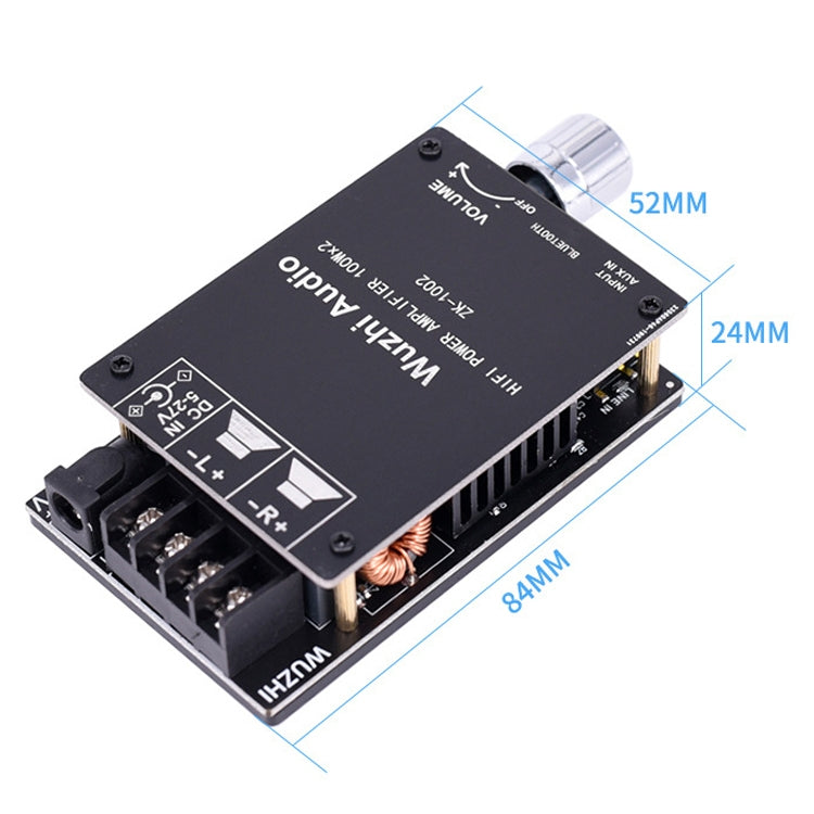Wuzhi ZK-1002 100W X 2 HIFI High Fidelity High Power 2.0 Stereo Bluetooth Digital Power Plate - Breadboard / Amplifier Board by PMC TechLife | Online Shopping South Africa | PMC TechLife