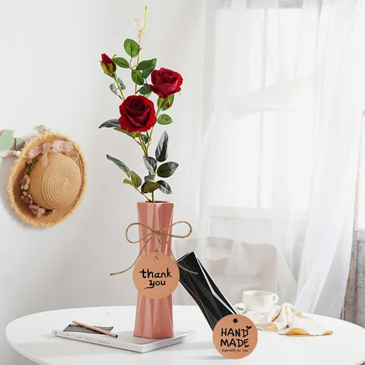 5 Bags 100PCS/Bag Kraft Paper Gift Tags Hang Tags(L-26) - Sticker & Tags by PMC TechLife | Online Shopping South Africa | PMC TechLife