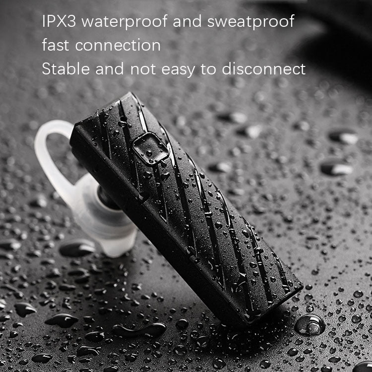 Single Ear 4.2 Bluetooth Headset Stereo HIFI Sports Wireless Bluetooth Headset(A2 White) - Bluetooth Earphone by PMC TechLife | Online Shopping South Africa | PMC TechLife