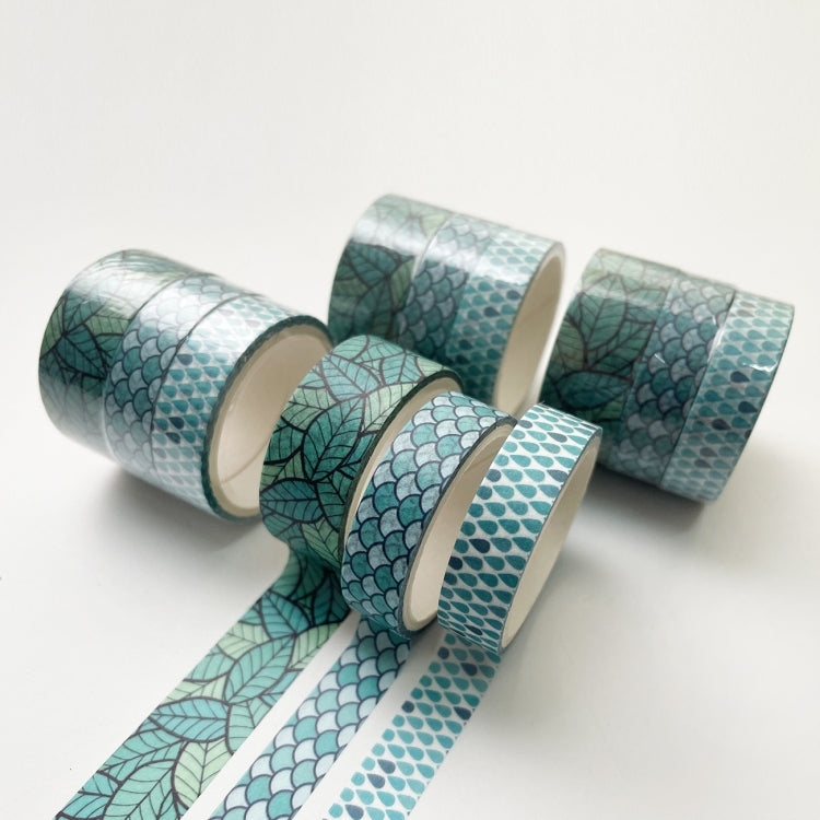 3 Sets/9 Rolls 4585 3m Paper Bronzing Hand Account Tape Set(Emerald Green) - Tape & Solid glue by PMC Jewellery | Online Shopping South Africa | PMC Jewellery