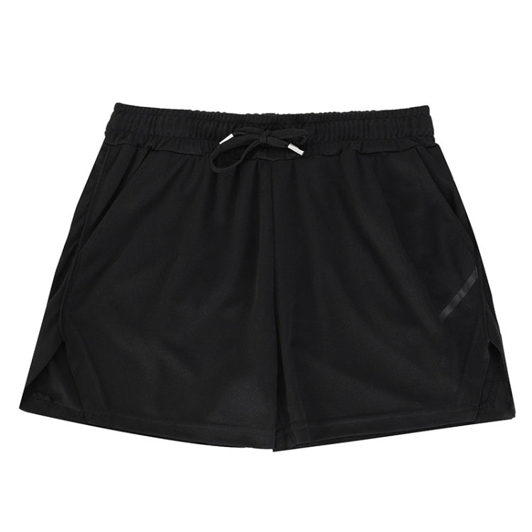 Men Sports Shorts Pants Quick-Drying Marathon Running Three-Point Pants, Size: M(Black Without Logo) - Sports Shorts by PMC Jewellery | Online Shopping South Africa | PMC Jewellery