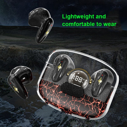 TWS Wireless Bluetooth Headset In-ear Space Capsule Gaming Headset(Transparent Black) - TWS Earphone by PMC Jewellery | Online Shopping South Africa | PMC Jewellery