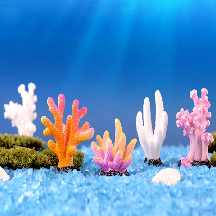 10 PCS Simulation Resin Coral Aquarium Fish Tank Small Ornaments, Colour: No. 4 Colorful - Fish Tank Decoration by PMC Jewellery | Online Shopping South Africa | PMC Jewellery