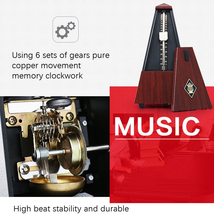 FRIEND Tower Mechanical Terrace Piano Guitar Violin Universal Rhythm Instrument(Tower Teak Color) - Stringed Instruments by PMC TechLife | Online Shopping South Africa | PMC TechLife