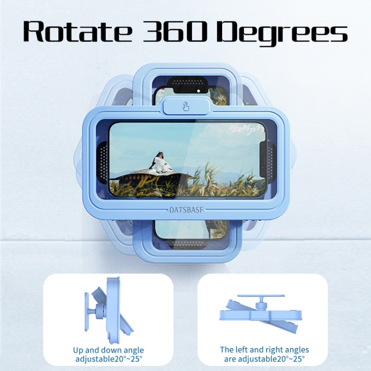 Oatsbasf  Bathroom Waterproof Phone Case Holder Shower Phone Box Wall Mount Phone Holder(Blue) - free shipping - PMC TechLife - Order now!