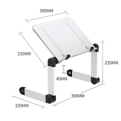 L03 Adjustable Lifting Reading Rack Book Holder Laptop Stand,Style： Single Section Black - Holder & Storage Rack by PMC Jewellery | Online Shopping South Africa | PMC Jewellery