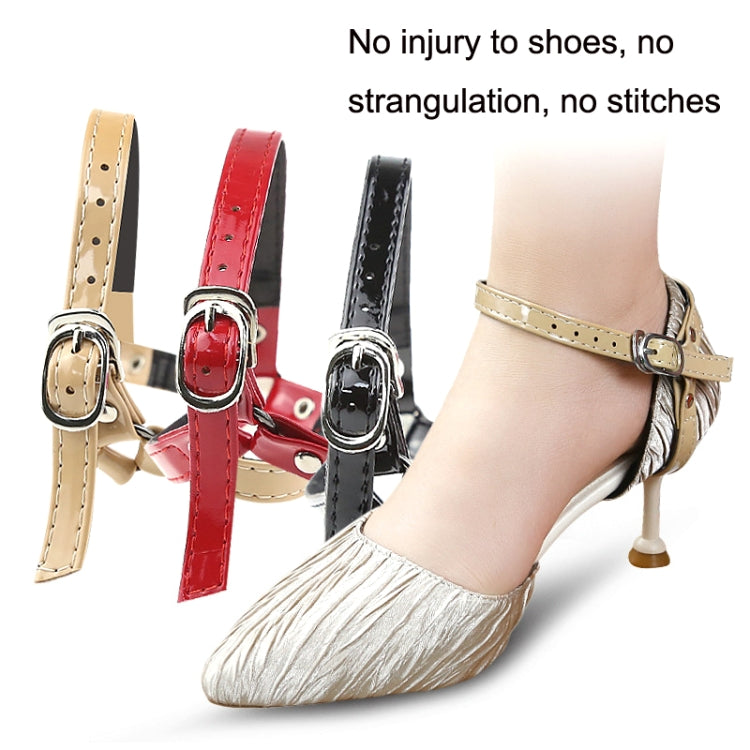 1 Pair No Installation Triangle High Heels Anti-Drop Laces(Transparent Color) - shoelaces by PMC Jewellery | Online Shopping South Africa | PMC Jewellery