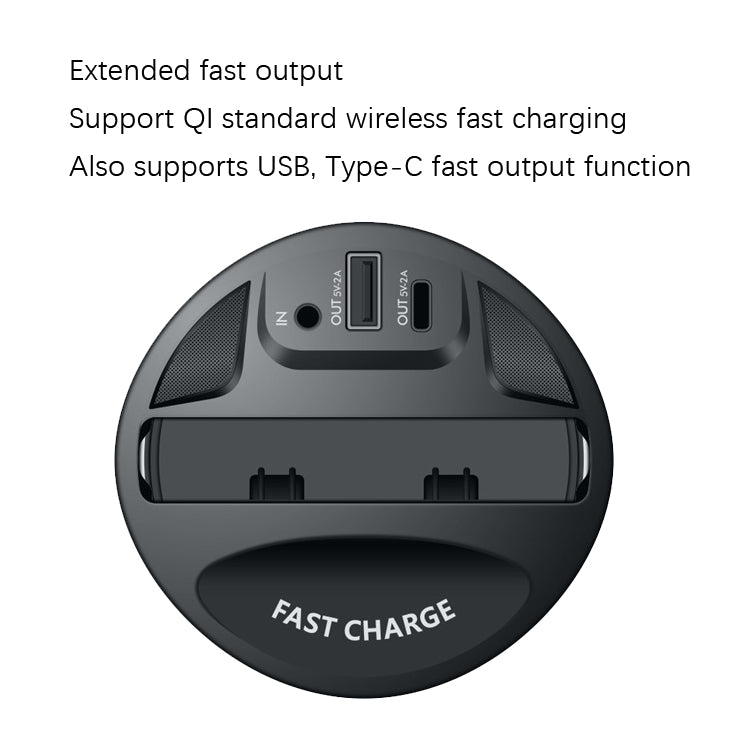 Car Cup 4 In 1 Wireless Charger Support 15W/10W/7.5W/5W Wireless Charging(X13) - Car Charger by PMC Jewellery | Online Shopping South Africa | PMC Jewellery