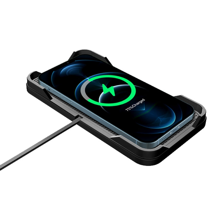 POLMXS C12 Car Anti-Slip Wireless Charger - Wireless Charging Pads by POLMXS | Online Shopping South Africa | PMC Jewellery