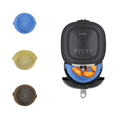 Air Fryer Special High Temperature Oil Absorption Silicone Pad, Colour: Mustard Yellow - Baking mat & Bakewares by PMC Jewellery | Online Shopping South Africa | PMC Jewellery