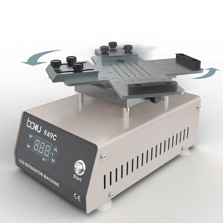 BAKU BA949C Heated 360-degree Rotating Fast LCD Screen Splitter(US Plug 110V) - free shipping - PMC TechLife - Order now!
