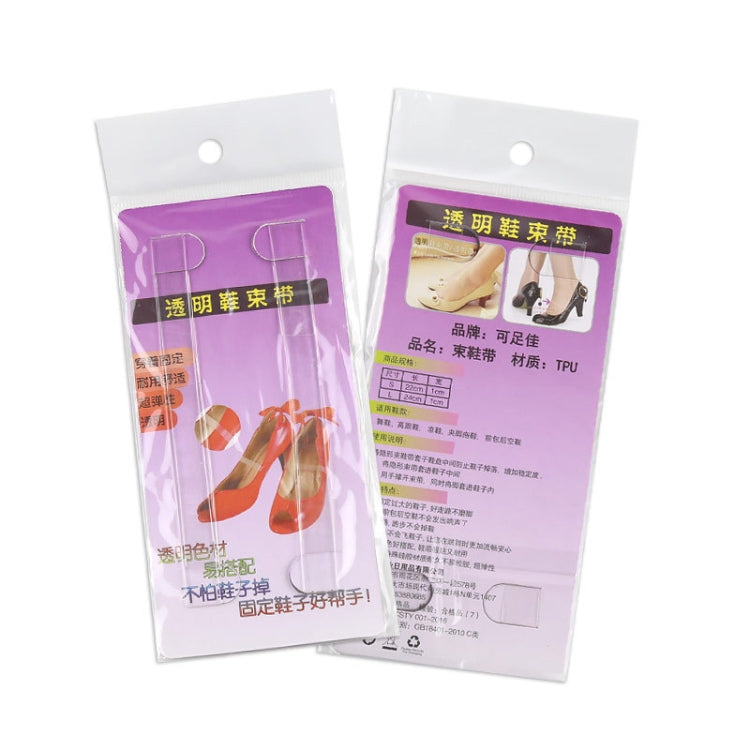 10 Pairs Invisible Transparent High Heels Anti-drop Laces(Transparent) - shoelaces by PMC Jewellery | Online Shopping South Africa | PMC Jewellery