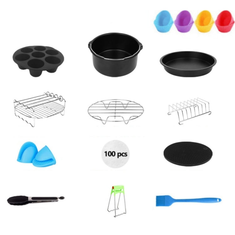 13 PCS/Set 8 inch Air Fryer Baking Accessories Set - Kitchen Machine Accessories & Parts by PMC Jewellery | Online Shopping South Africa | PMC Jewellery