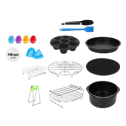 13 PCS/Set 8 inch Air Fryer Baking Accessories Set - Kitchen Machine Accessories & Parts by PMC Jewellery | Online Shopping South Africa | PMC Jewellery