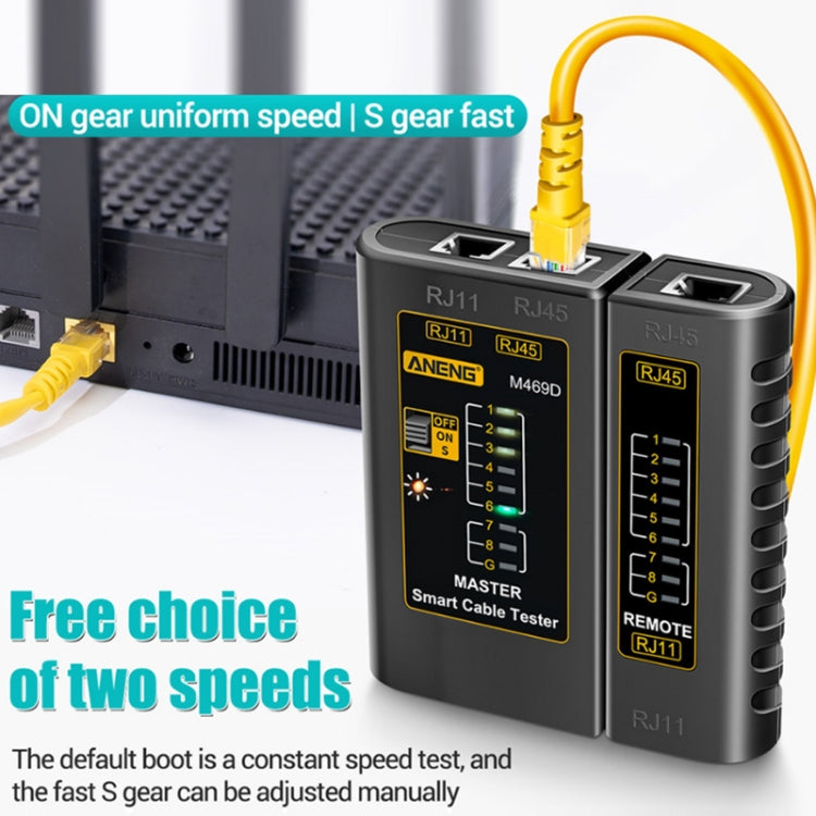 ANENG 2 PCS Multifunctional Network Cable Crystal Head Unilateral Detector, Random Color Delivery - free shipping - PMC TechLife - Order now!