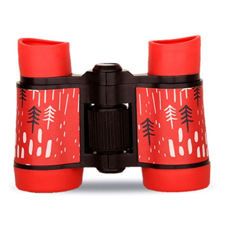 4X30 Binocular Telescope Bird Watching Telescope Gifts for Children(Rain Season Red) - Binoculars by PMC Jewellery | Online Shopping South Africa | PMC Jewellery