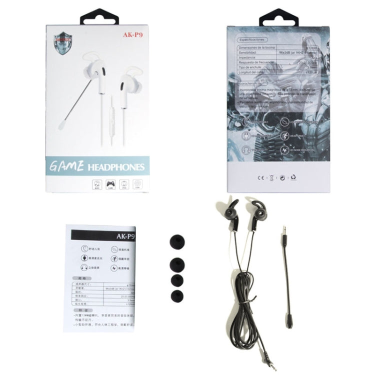 3.5mm Interface Mobile Phone Wire Control Headphones(White) - Normal Style Earphone by PMC Jewellery | Online Shopping South Africa | PMC Jewellery