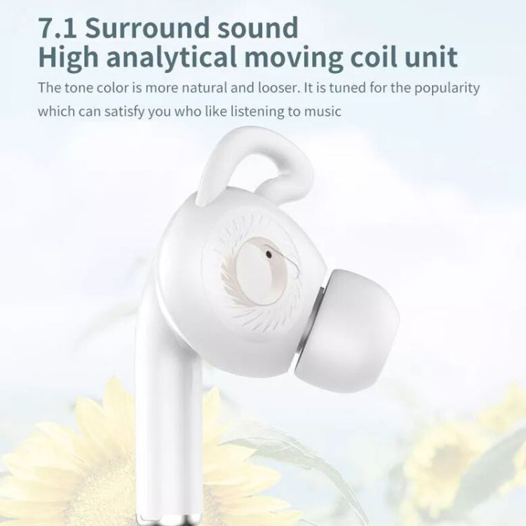 3.5mm Interface Mobile Phone Wire Control Headphones(White) - Normal Style Earphone by PMC TechLife | Online Shopping South Africa | PMC TechLife