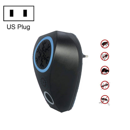 Snowflake Ultrasonic Mosquito Repellent Mouse Repellent, Specification: US Plug(Black) - Repellents by PMC Jewellery | Online Shopping South Africa | PMC Jewellery