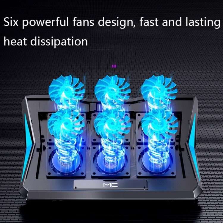 MC Q3 Lifting and Folding Laptop Cooler(Black) - free shipping - PMC TechLife - Order now!
