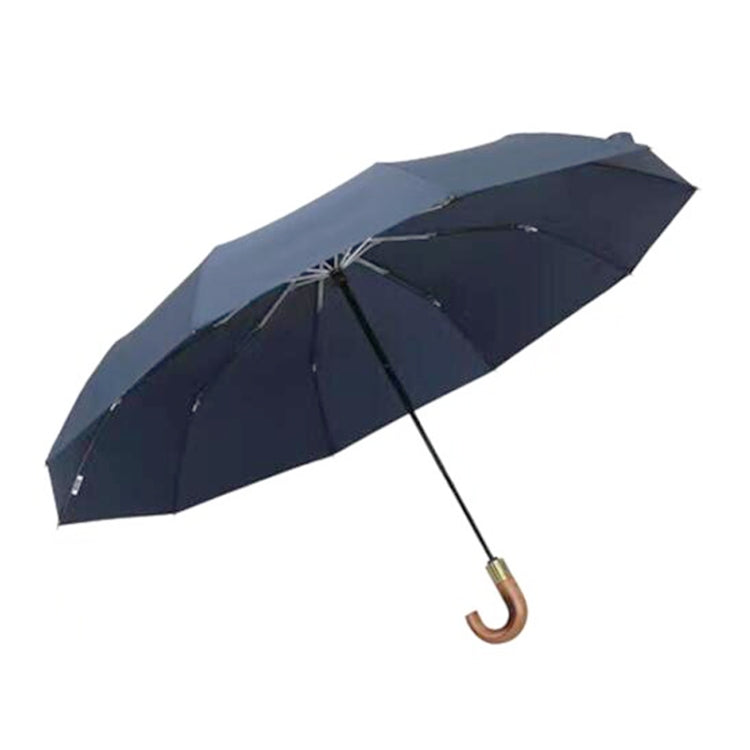 PARACHASE Large Ruggedized Shrink Retro Wind-Resistant Folding Umbrella(Blue) - free shipping - PMC TechLife - Order now!