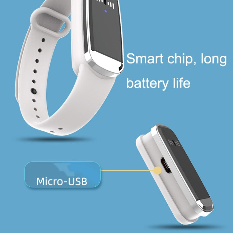 M70 Ultrasonic Mosquito Repellent Bracelet Outdoor Mosquito Repellent(White) - Repellent Wristband by PMC TechLife | Online Shopping South Africa | PMC TechLife | Buy Now Pay Later Mobicred