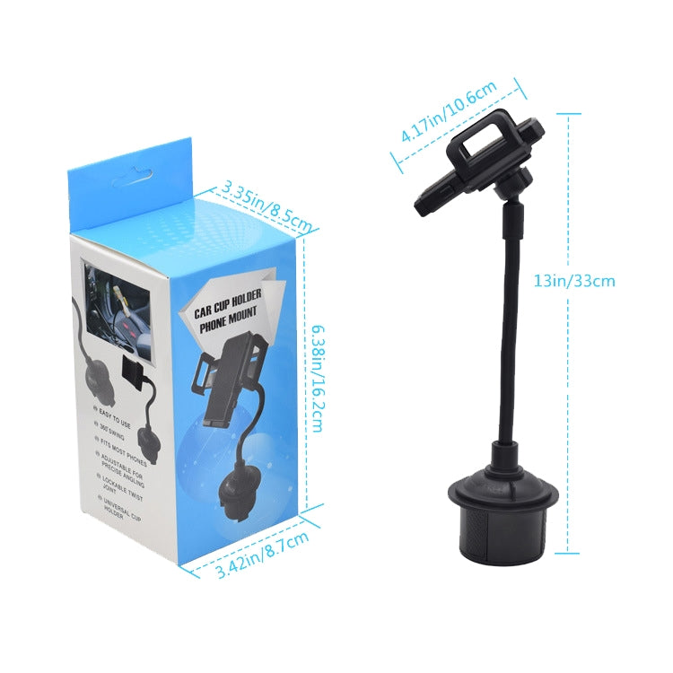 Car Inner Water Cup Holder Universal Bracket Navigation Long Hose Bracket - Car Holders by PMC TechLife | Online Shopping South Africa | PMC TechLife