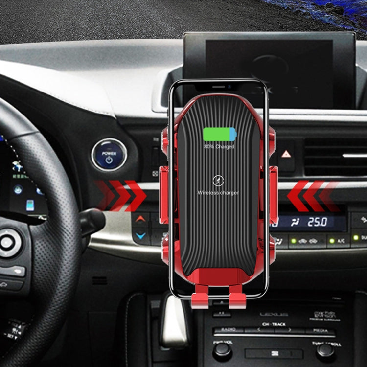 X343 15W Car Wireless Charger Smart Induction Suction Cup Phone Holder(White) - free shipping - PMC TechLife - Order now!