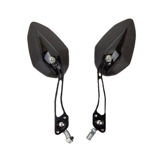 Aluminum Alloy Motorcycle Large-view Rearview Mirror Modification(Black) - Side Mirrors by PMC Jewellery | Online Shopping South Africa | PMC Jewellery