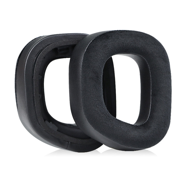 2 PCS RGB Headest Sponge Cover Earmuffs For Corsair HS80(Velvet + Protein Skin) - Earmuff & Pad by PMC TechLife | Online Shopping South Africa | PMC TechLife