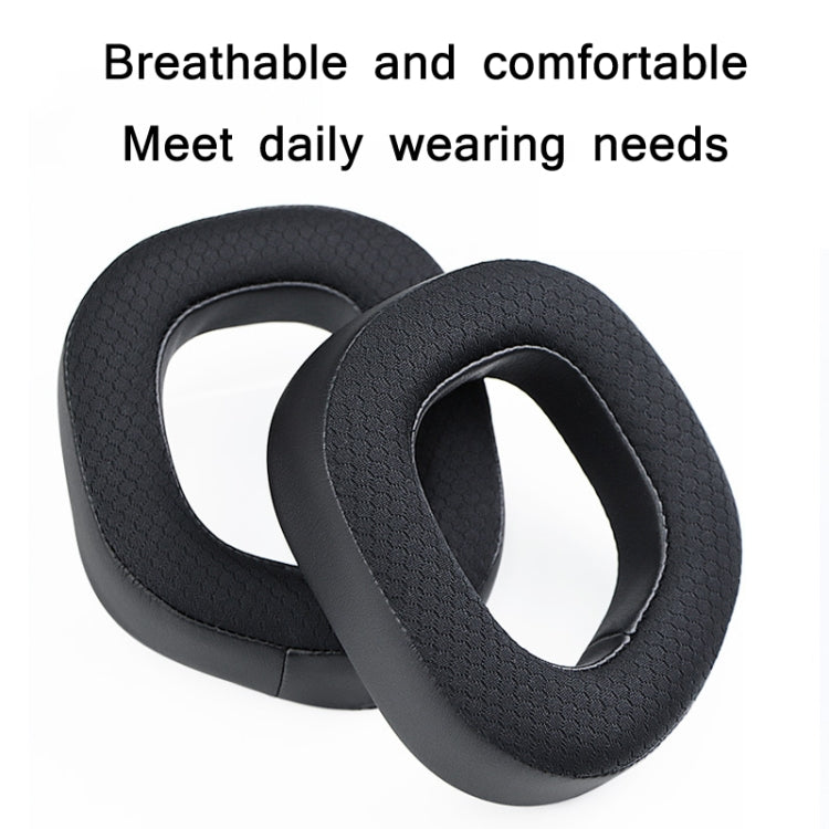 2 PCS RGB Headest Sponge Cover Earmuffs For Corsair HS80(Full Velvet) - Earmuff & Pad by PMC TechLife | Online Shopping South Africa | PMC TechLife