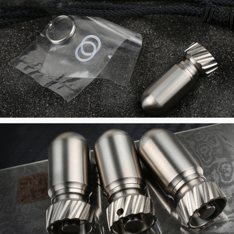 Portable Pure Titanium Mini Waterproof Warehouse Sealed Jar Pill Box, Color: Primary Color - free shipping - PMC TechLife - Order now!