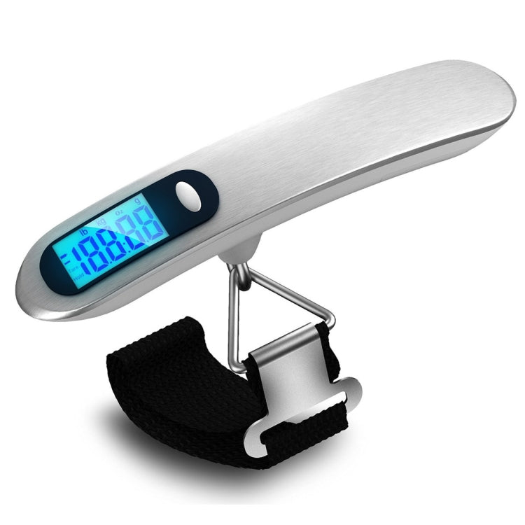 Stainless Steel Handheld Electronic Luggage Scale Portable Express Scale(Black) - Hanging Scales by PMC Jewellery | Online Shopping South Africa | PMC Jewellery