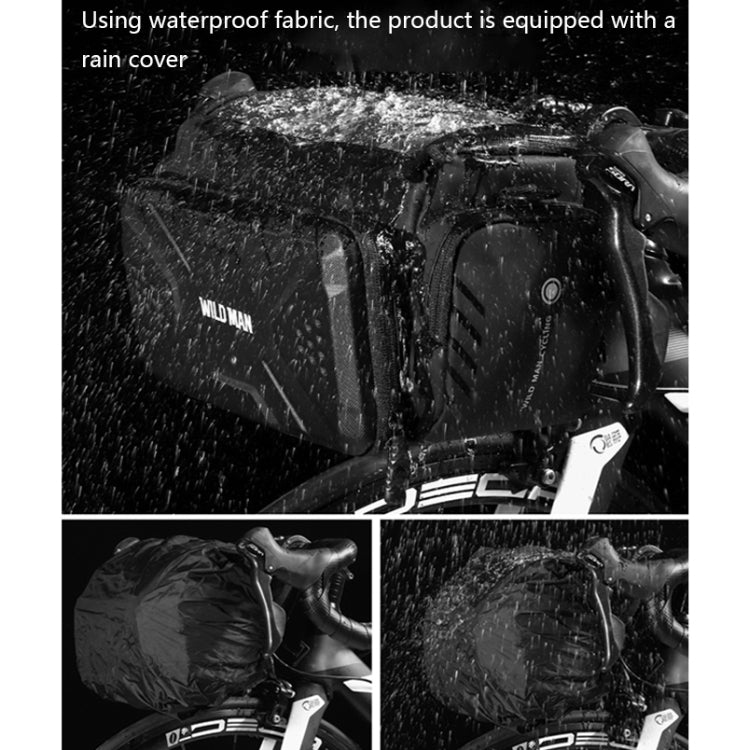 WILD MAN GS6 4L Outdoor Cycling Waterproof Bicycle Bag(Black) - free shipping - PMC TechLife - Order now!