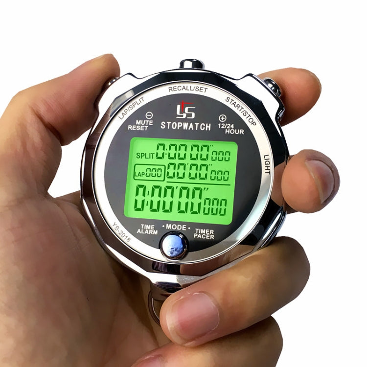 YS Running Training Stopwatch Timer Metal Luminous Stopwatch, Style: One Hundred Memory - Pedometer by PMC TechLife | Online Shopping South Africa | PMC TechLife