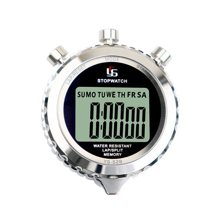 YS Metal Large Screen Display Stopwatch Fitness Sports Competition Electronic Stopwatch(YS-528) - Pedometer by PMC TechLife | Online Shopping South Africa | PMC TechLife