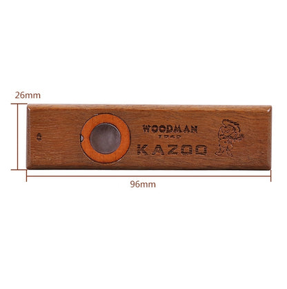 ADL07 Wooden Environmental Protection Portable Kazoo(ADL07) - Wind Instruments by PMC Jewellery | Online Shopping South Africa | PMC Jewellery