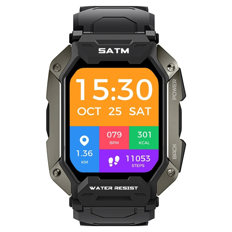 SATM M1 Outdoor Waterproof Bluetooth Smart Watch(Black) - Smart Watches by PMC TechLife | Online Shopping South Africa | PMC TechLife | Buy Now Pay Later Mobicred