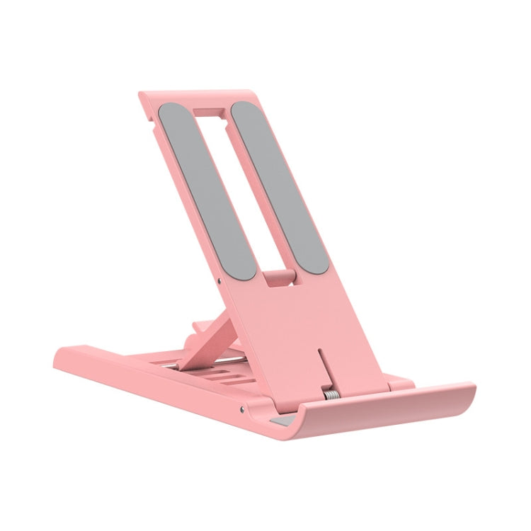 2 PCS K30 Multi-speed Adjustment Desktop Mobile Phone Bracket Notebook Folding Bracket(Pink) - Desktop Holder by PMC Jewellery | Online Shopping South Africa | PMC Jewellery