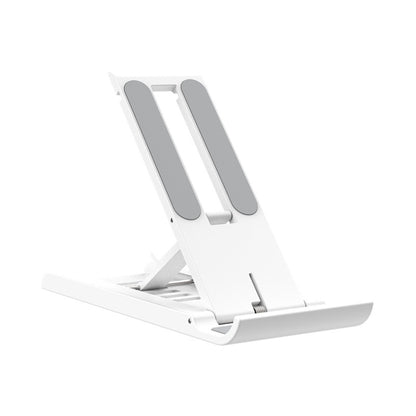 2 PCS K30 Multi-speed Adjustment Desktop Mobile Phone Bracket Notebook Folding Bracket(White) - Desktop Holder by PMC Jewellery | Online Shopping South Africa | PMC Jewellery