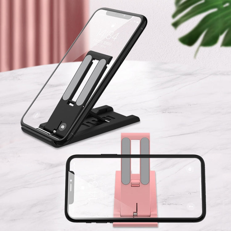 2 PCS K30 Multi-speed Adjustment Desktop Mobile Phone Bracket Notebook Folding Bracket(Black) - Desktop Holder by PMC TechLife | Online Shopping South Africa | PMC TechLife