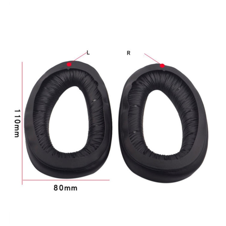 2 PCS Headphone Sleeve Cover for Sennheiser GSP300 GSP370 GSP350,Style: Lamb Leather - Earmuff & Pad by PMC TechLife | Online Shopping South Africa | PMC TechLife
