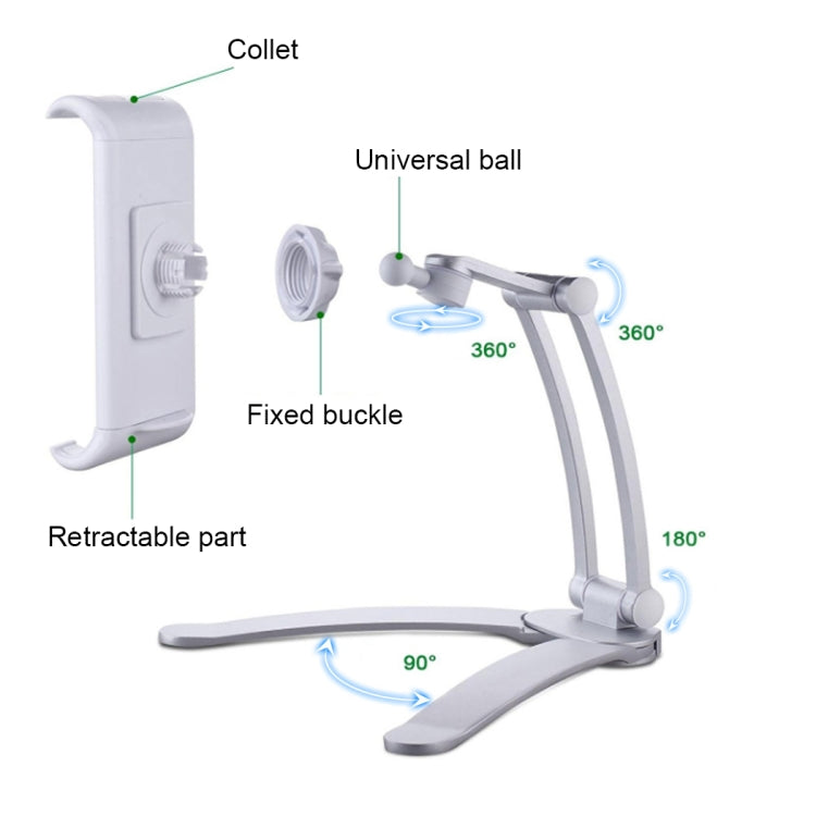 PB-41E Desktop Phone Tablet Lazy Folding Stand(Black) - Lazy Bracket by PMC TechLife | Online Shopping South Africa | PMC TechLife