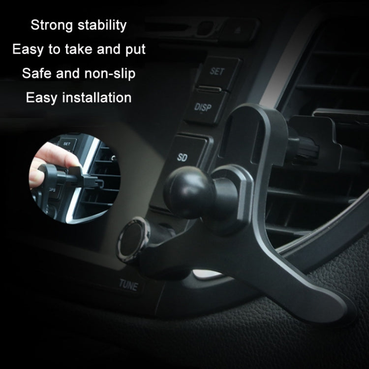 10 PCS R139-004 Car Air Outlet Mobile Phone Holder Clip, Color: Black - Car Holders by PMC TechLife | Online Shopping South Africa | PMC TechLife