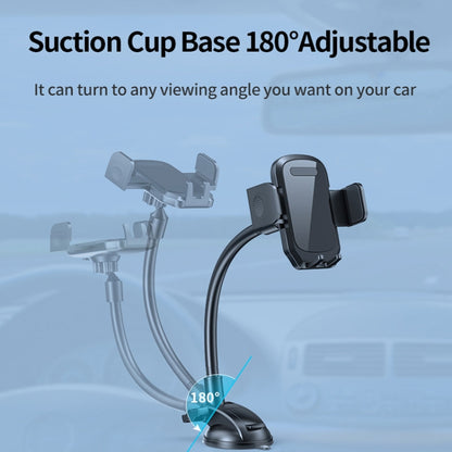 L005L+M013 Car Suction Cup Phone Holder(Acrylic) - Car Holders by PMC Jewellery | Online Shopping South Africa | PMC Jewellery