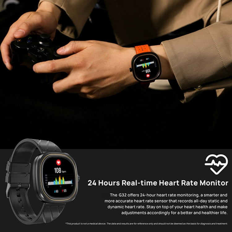LOANIY G32 1.32 Inch Heart Rate Monitoring Smart Watch(Green) - free shipping - PMC TechLife - Order now!
