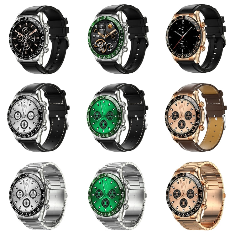 LOANIY E18 Pro Smart Bluetooth Calling Watch with NFC Function, Color: Gold Leather - free shipping - PMC TechLife - Order now!