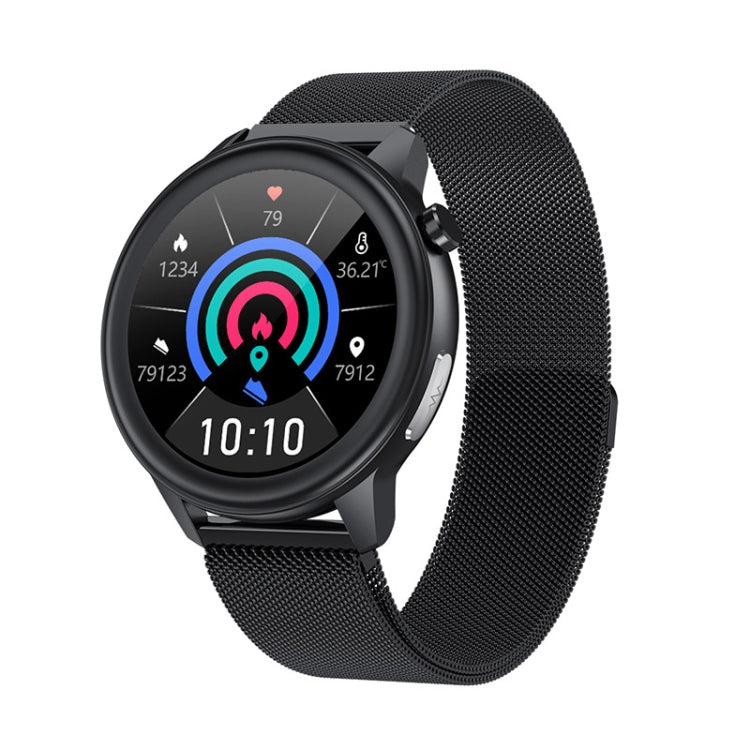 LOANIY E80 1.3 Inch Heart Rate Detection Smart Watch, Color: Black Steel - free shipping - PMC TechLife - Order now!