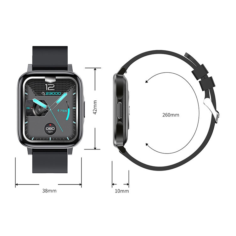 LOANIY F60 1.7 Inch Body Temperature Detection Smart Watch(Blue) - free shipping - PMC TechLife - Order now!