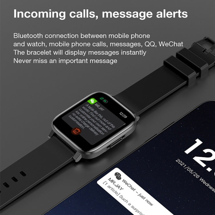 LOANIY F60 1.7 Inch Body Temperature Detection Smart Watch(Red) - free shipping - PMC TechLife - Order now!
